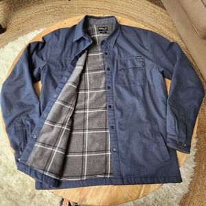 O'neill Blue Fleece-lined Jacket Shirt
